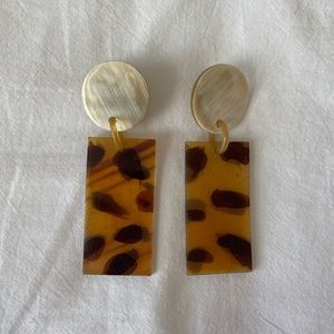 Tortoise Earrings